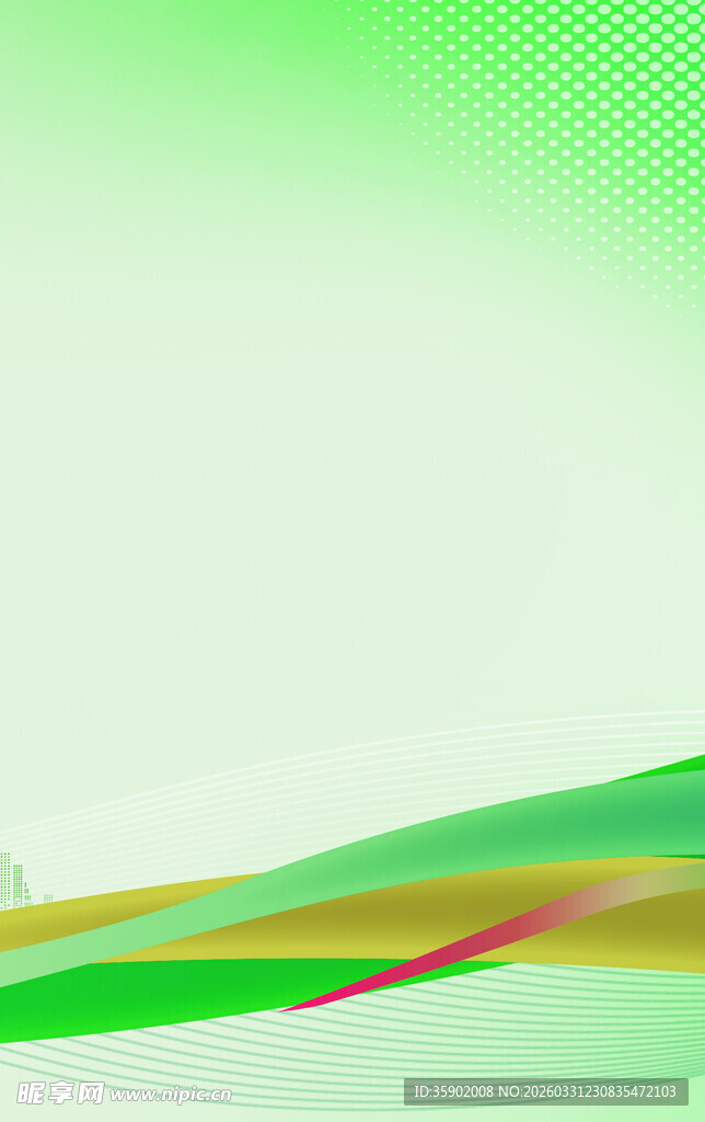 绿色渐变动感线条背景图