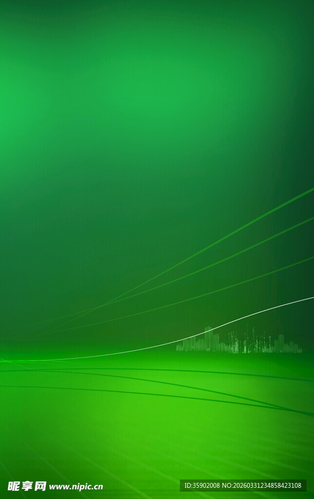 清新绿色渐变背景图