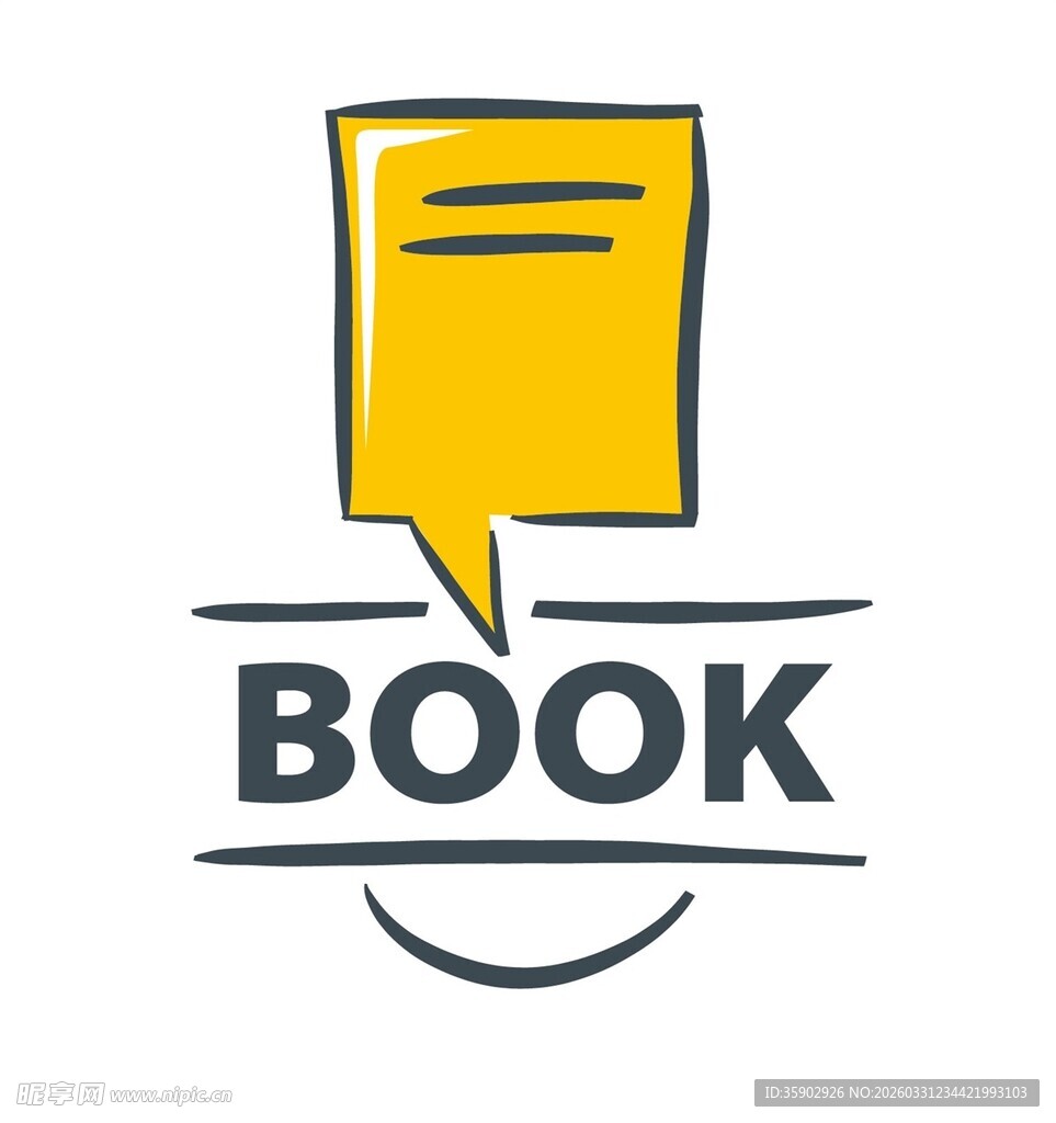 书籍主题创意图标设计