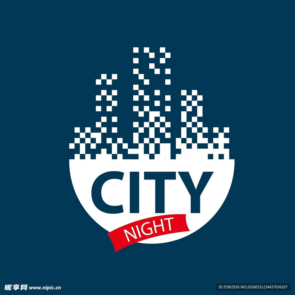 城市夜景标志设计