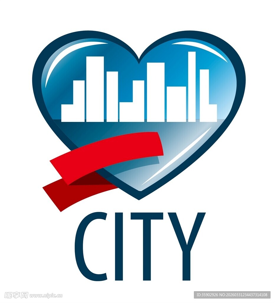 爱心城市标志