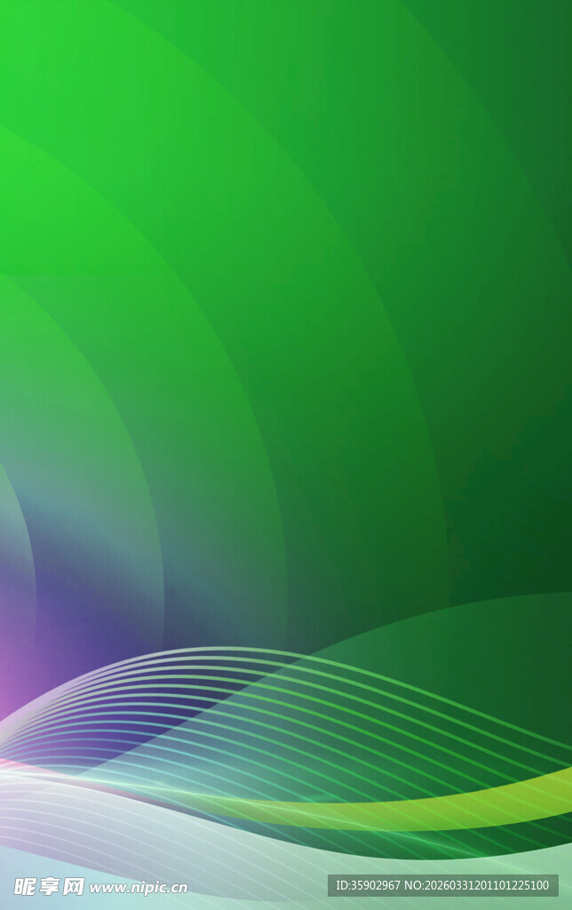 绿色动感渐变抽象背景图
