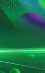 绿色炫彩科技风背景图