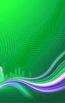 绿色动感线条背景图案