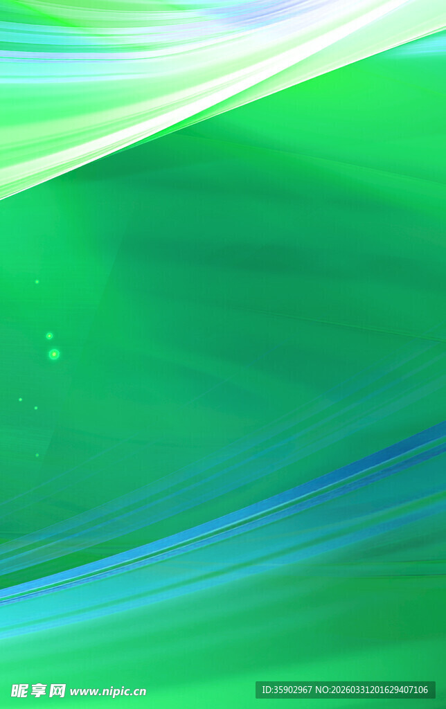 梦幻绿蓝渐变抽象背景图