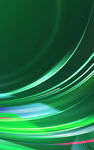 绿色动感炫彩曲线背景图