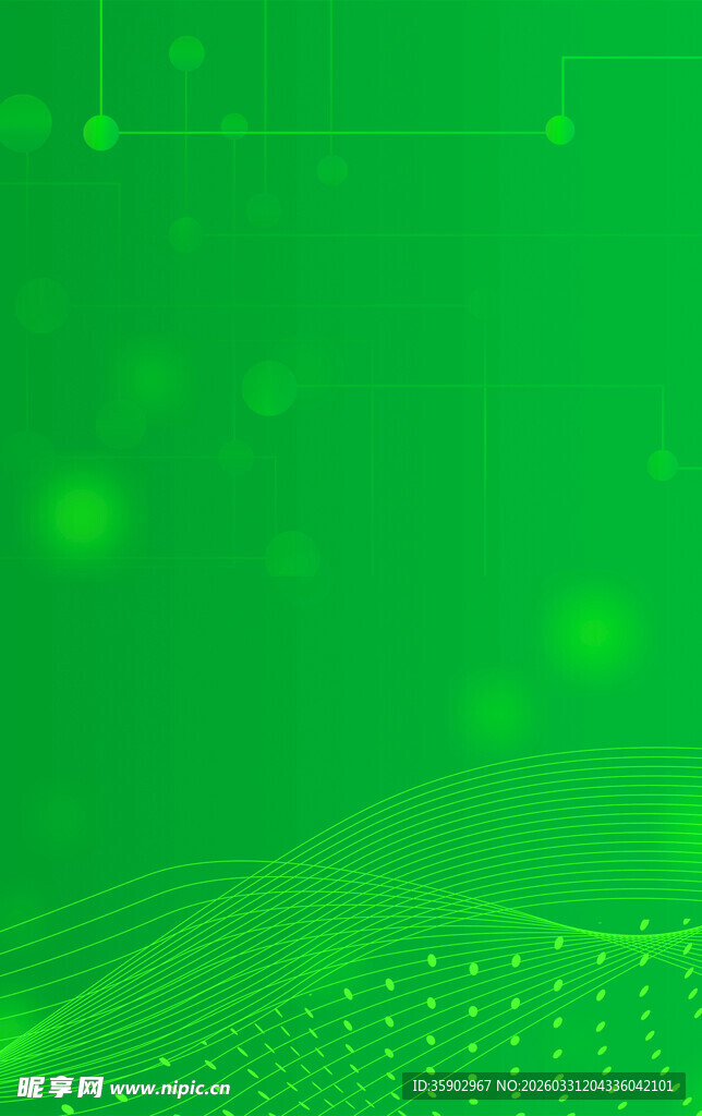 绿色科技感线条背景图案