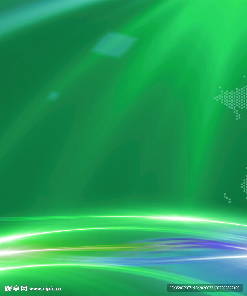 绿色炫光动感背景图案