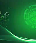 科技感绿色动态背景图