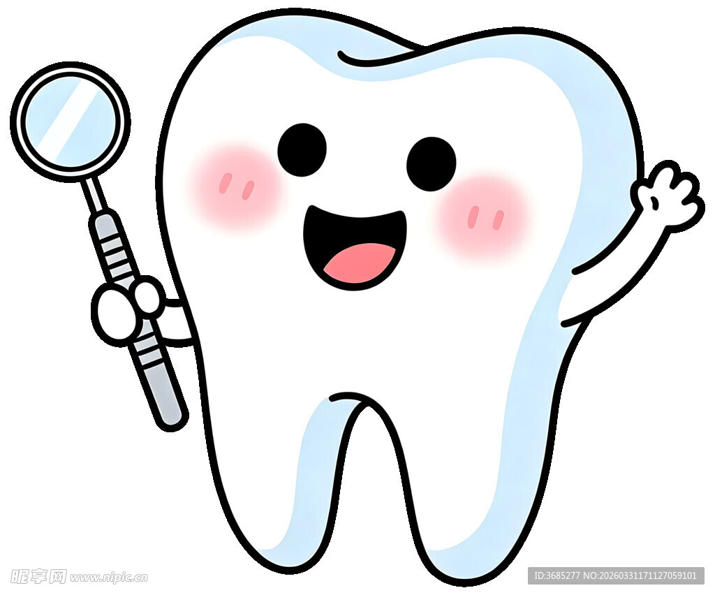 卡通牙齿 口腔牙科