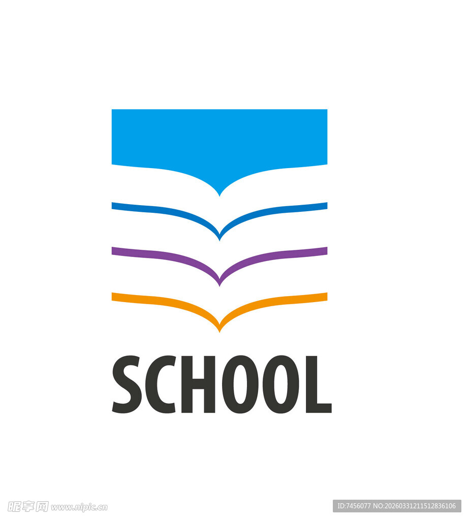 学校教育图标设计