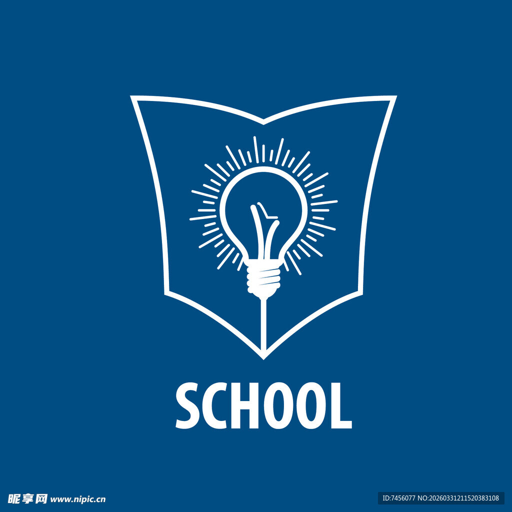 学校主题创意图标设计