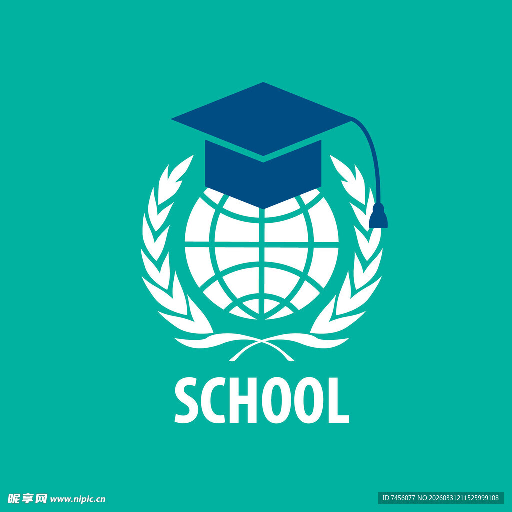 学校教育标志图案
