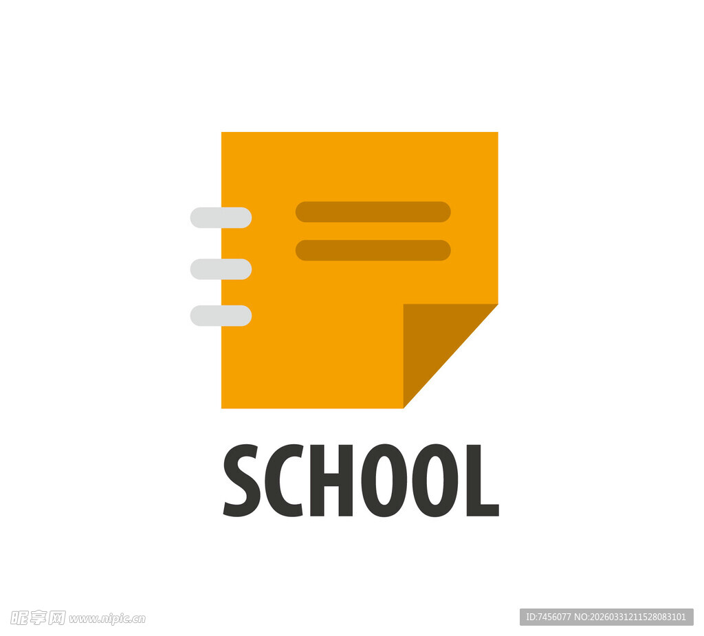 学校主题笔记本图标