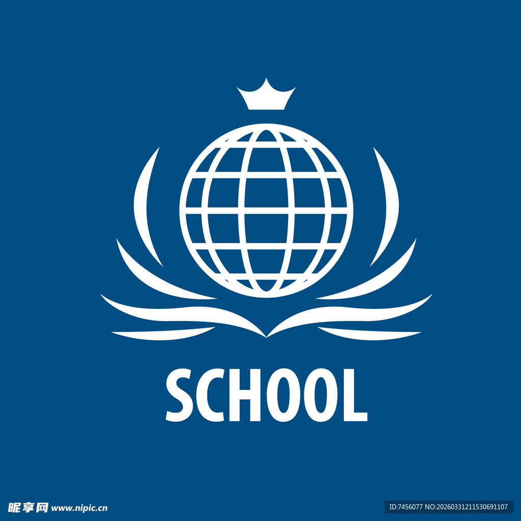 全球学校标志设计