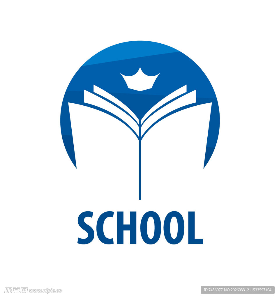 学校教育标志图标