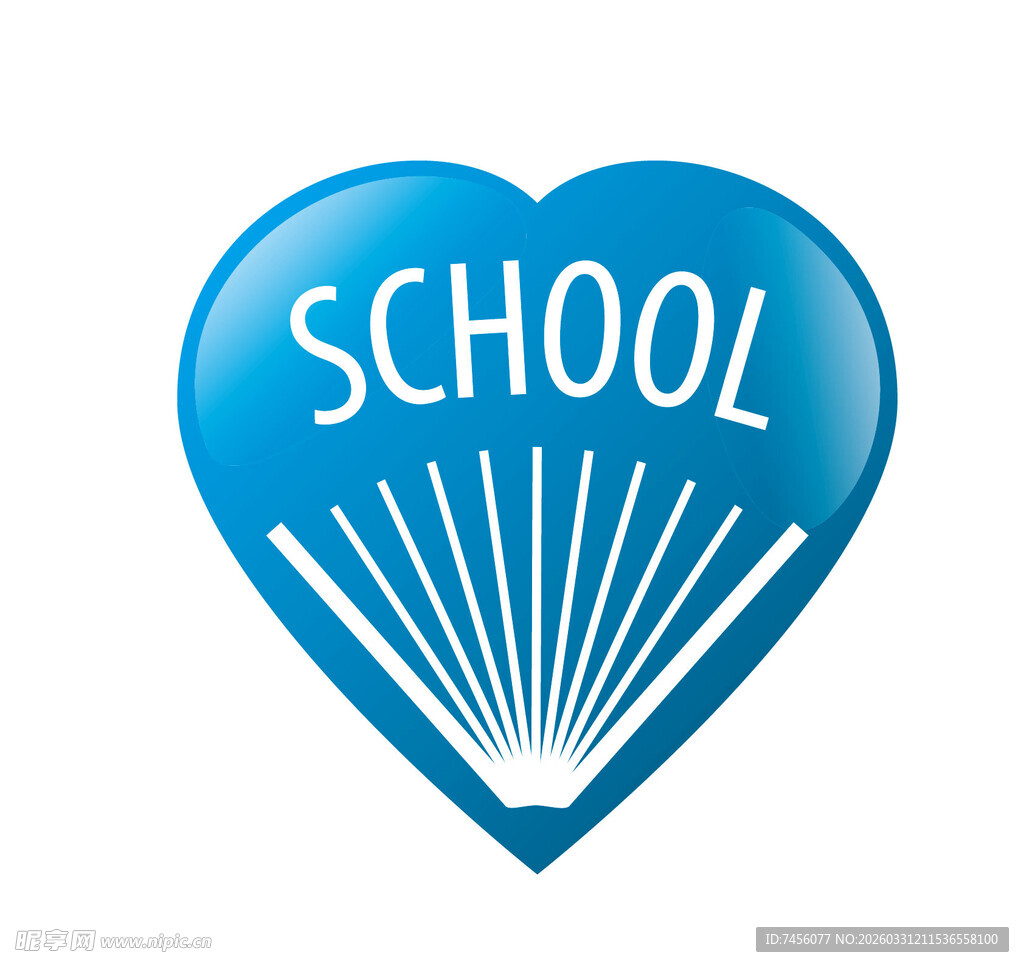 心形学校图标