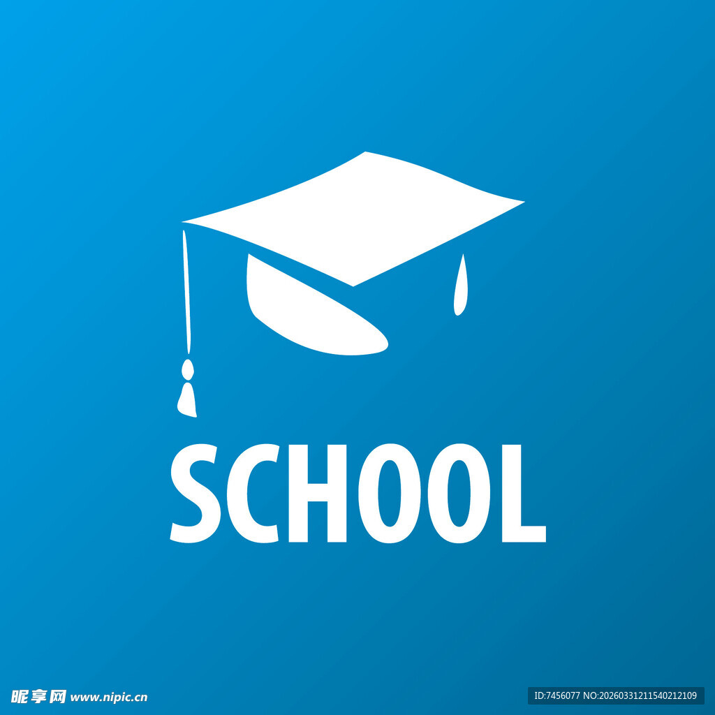 学校主题图标设计