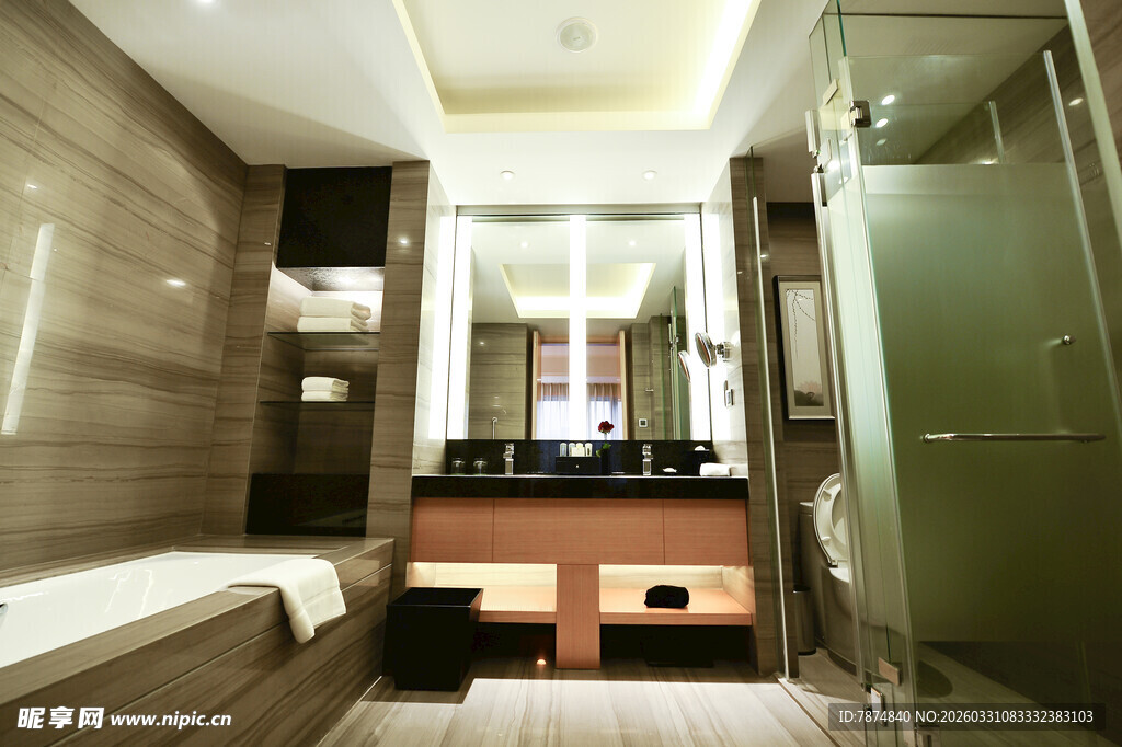 现代简约风格的时尚浴室