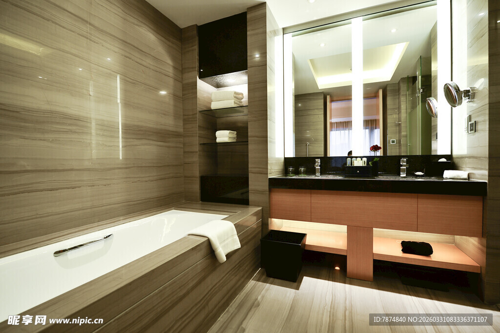 现代简约风豪华浴室空间