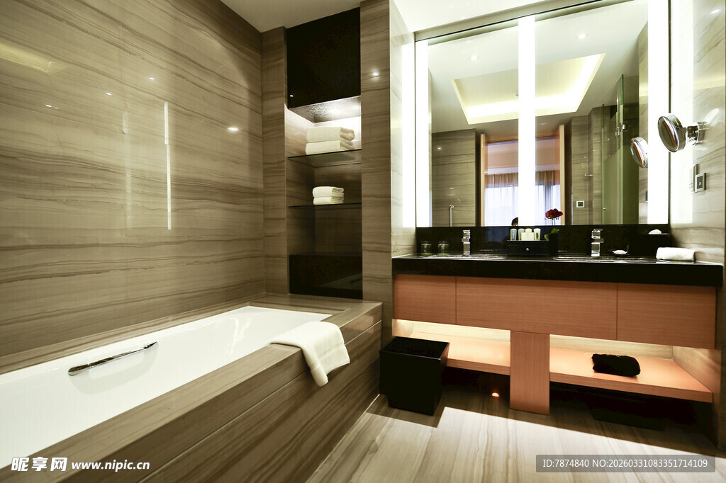 现代简约风格豪华浴室