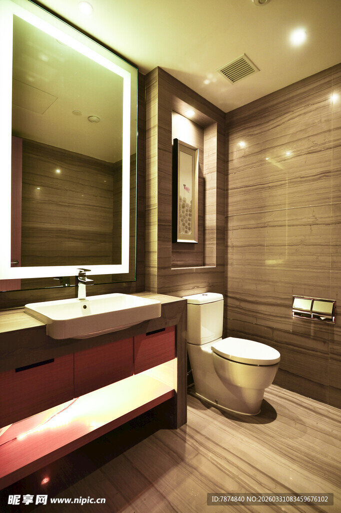 现代风格精致卫浴空间