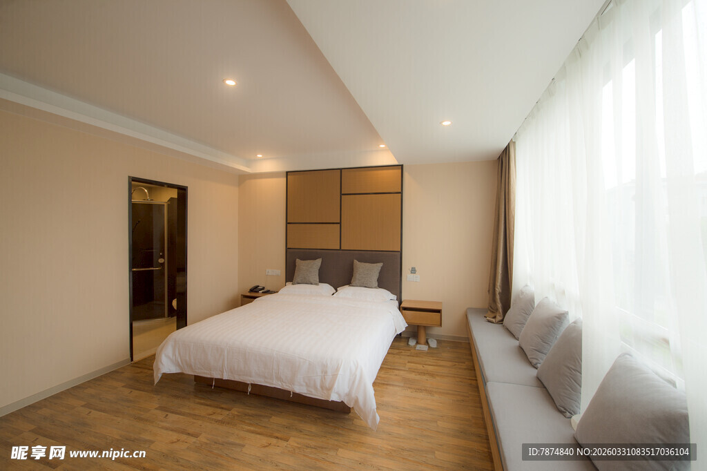 简约舒适的现代风格卧室