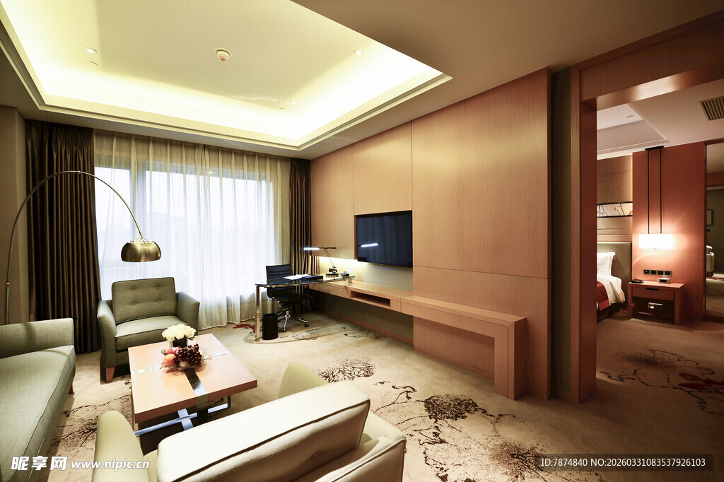 现代简约风格客厅室内图