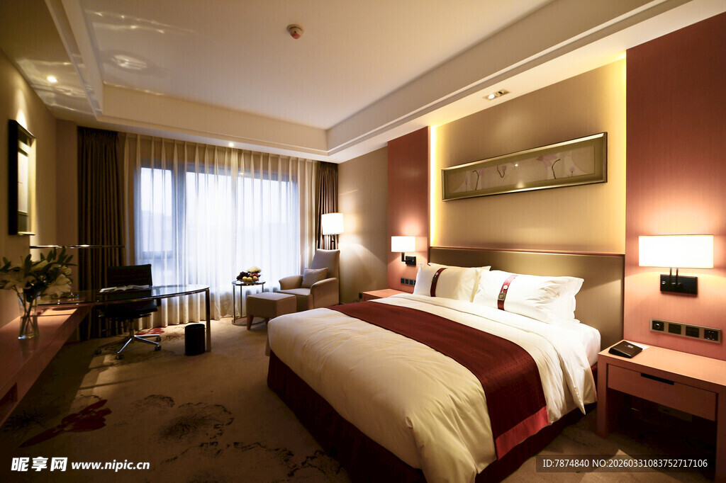 豪华舒适的酒店客房