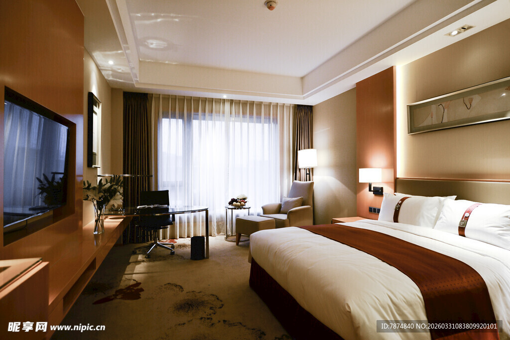 豪华舒适的酒店客房