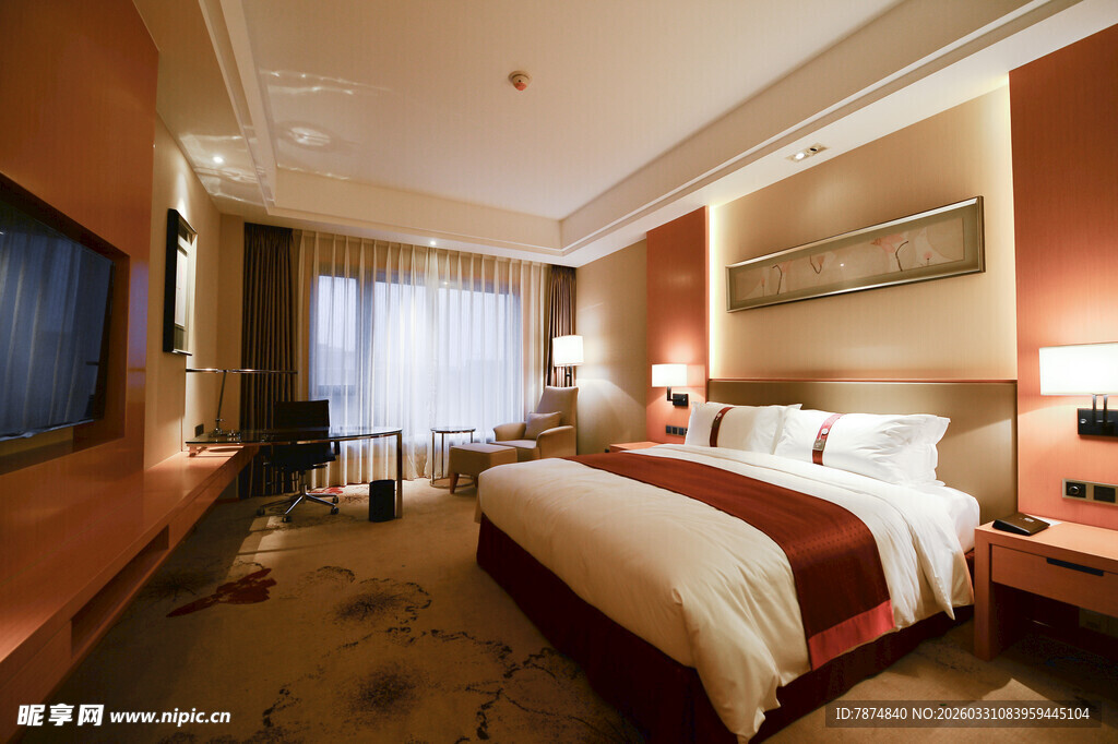 豪华舒适的酒店客房