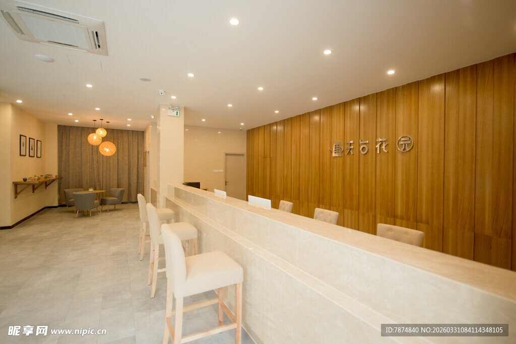 简约现代风格的室内吧台