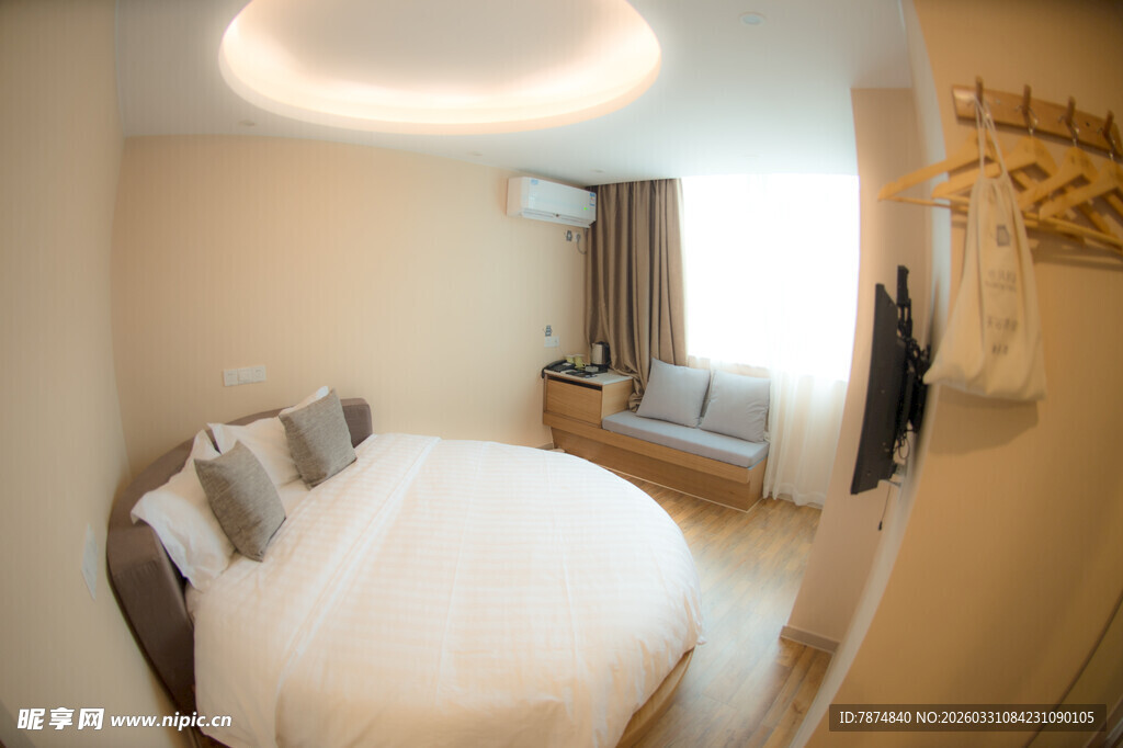 温馨卧室室内场景展示