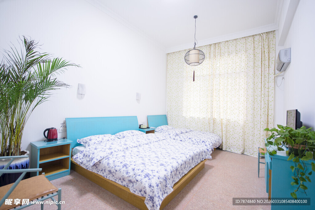 简约清新卧室温馨一角