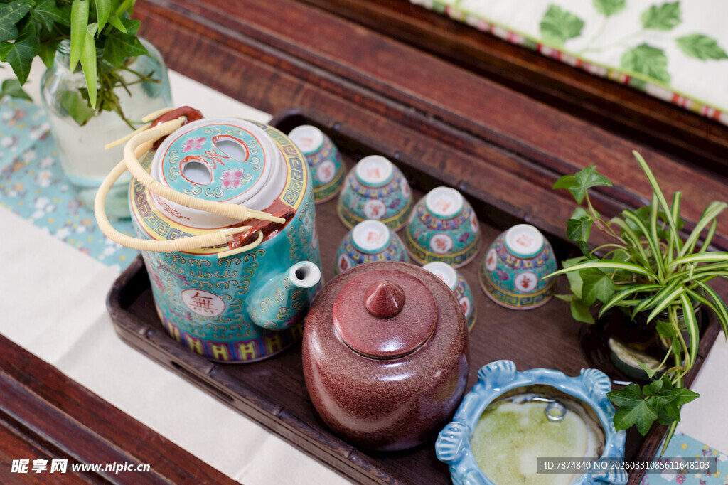 中式茶具摆件 古韵雅致