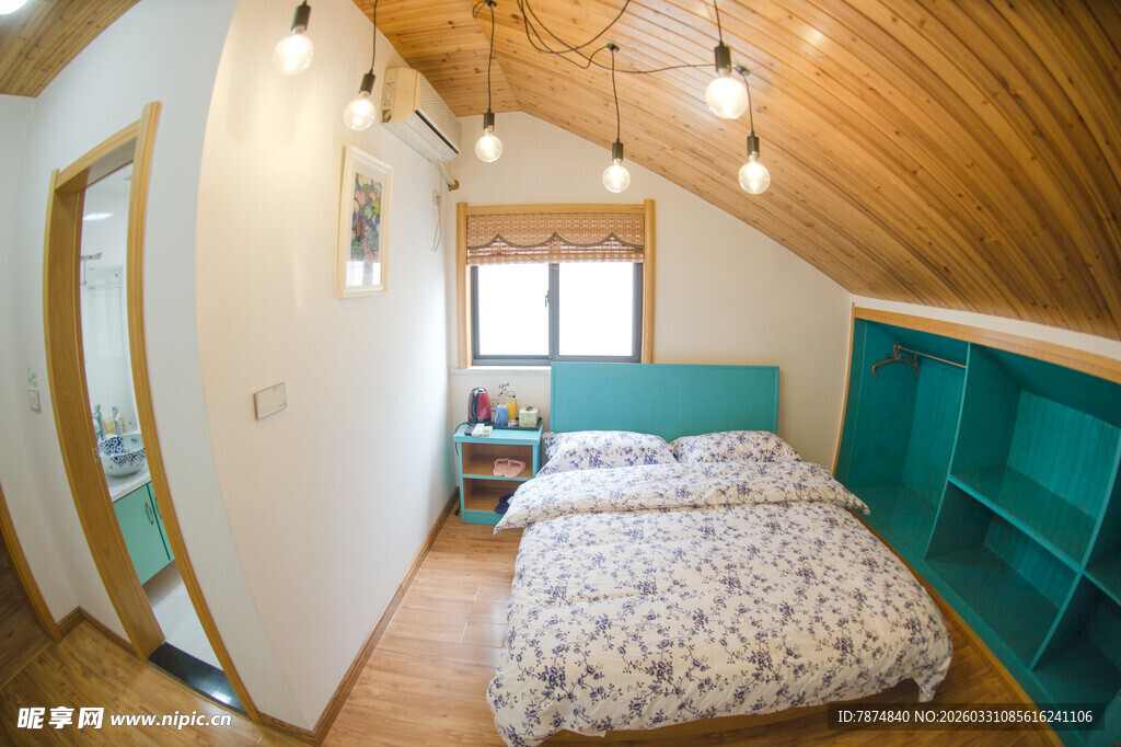 温馨阁楼卧室简约风设计