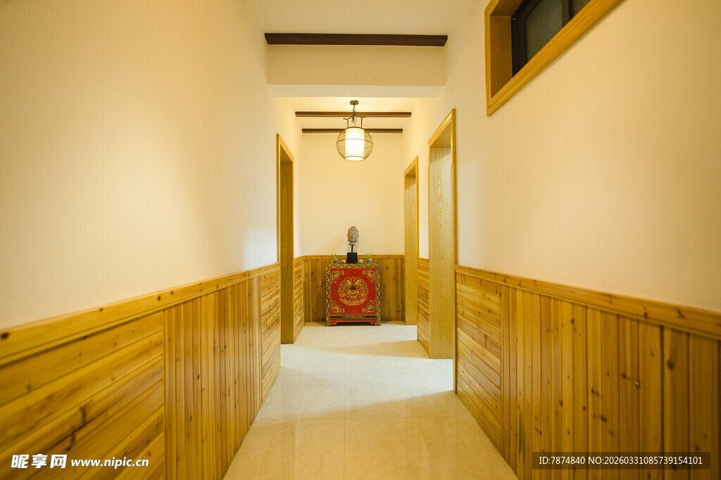 木质温馨走廊过道空间