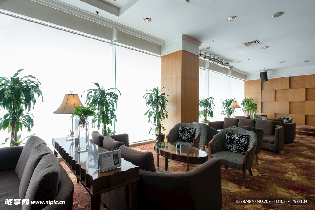 现代风格舒适办公休息区