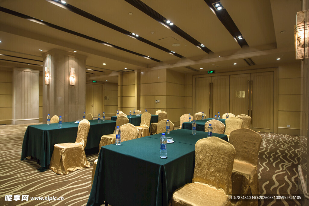 豪华会议室布置场景