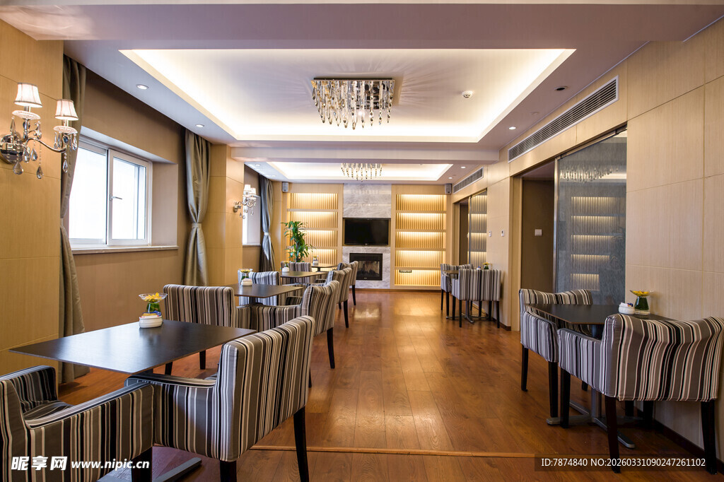 现代简约风格餐厅室内景