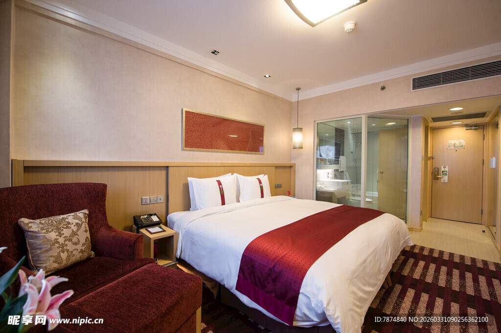 豪华舒适酒店客房展示