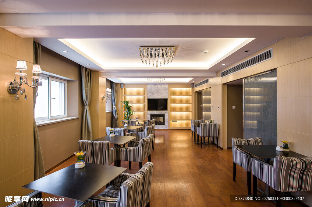 现代风格餐厅室内景象