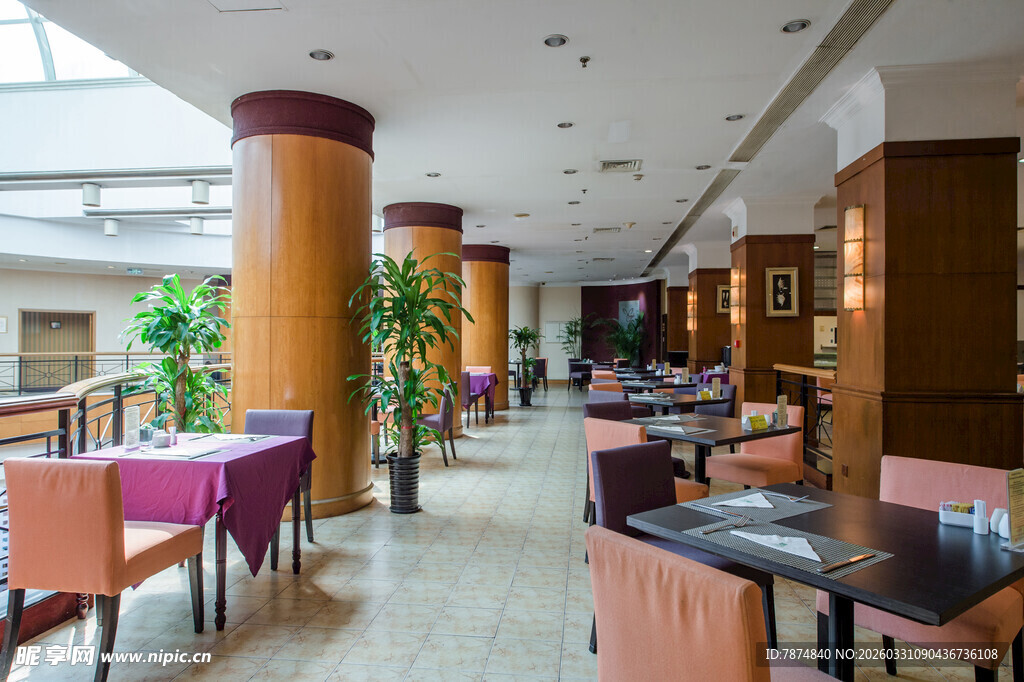 现代风格餐厅室内场景