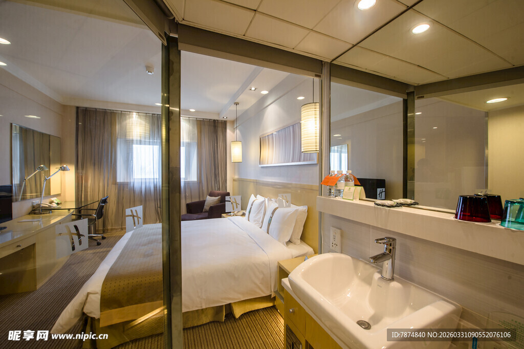 现代简约风格酒店客房