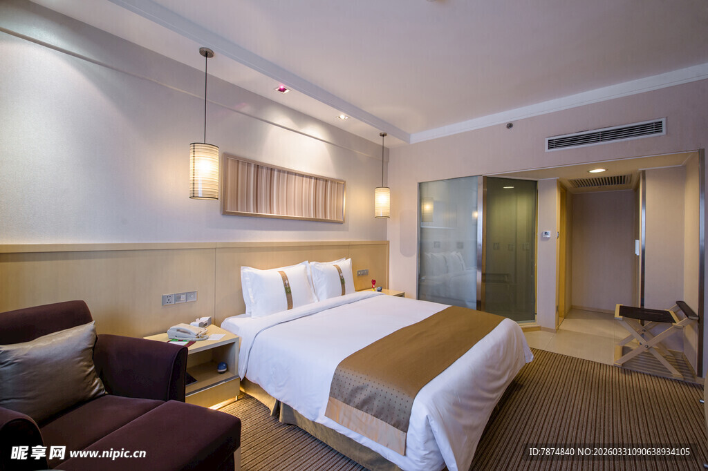 现代风格舒适酒店客房