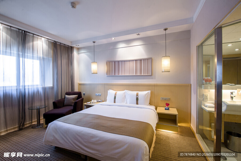 现代简约风格温馨卧室