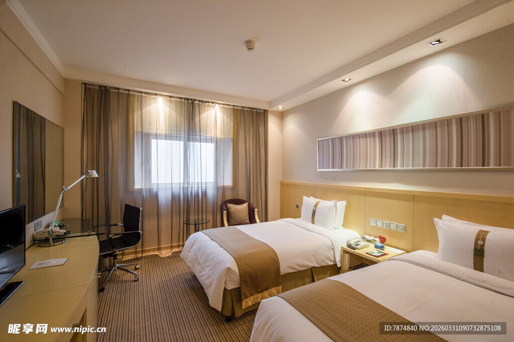 现代简约风格酒店客房