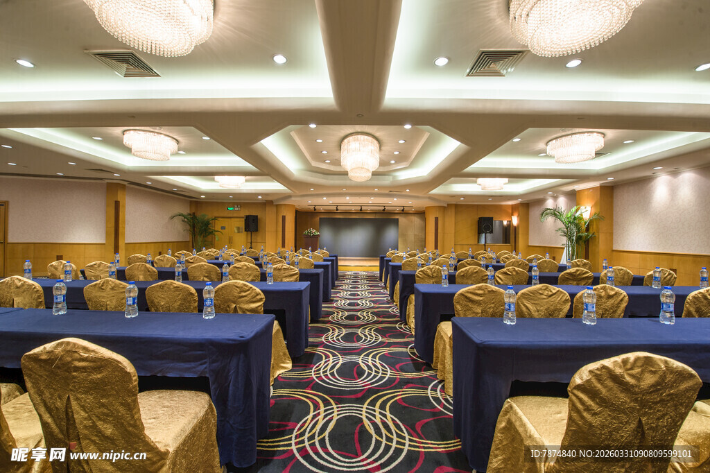 豪华会议室布置场景