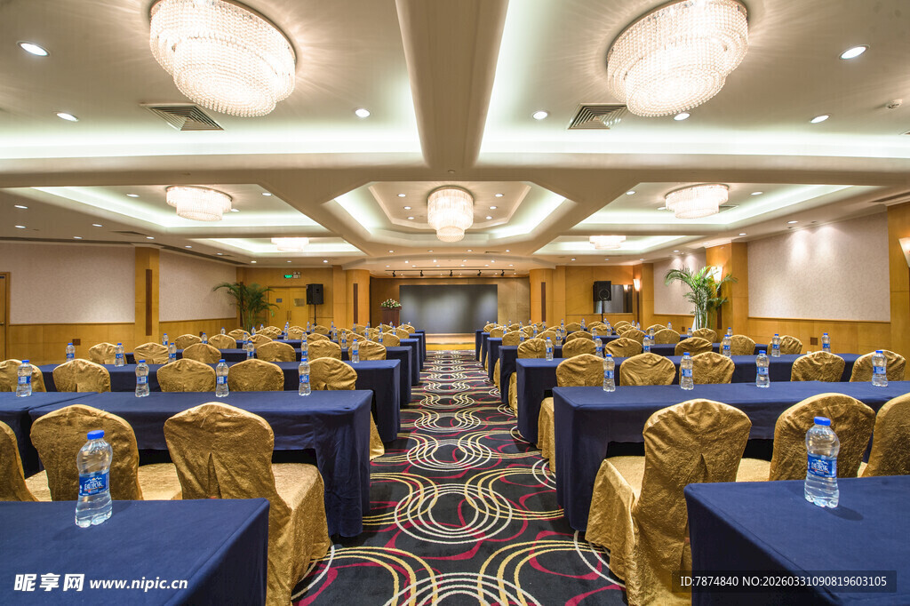 豪华会议室布置场景