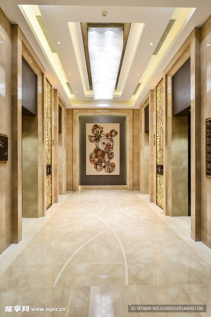 豪华大气的走廊空间设计